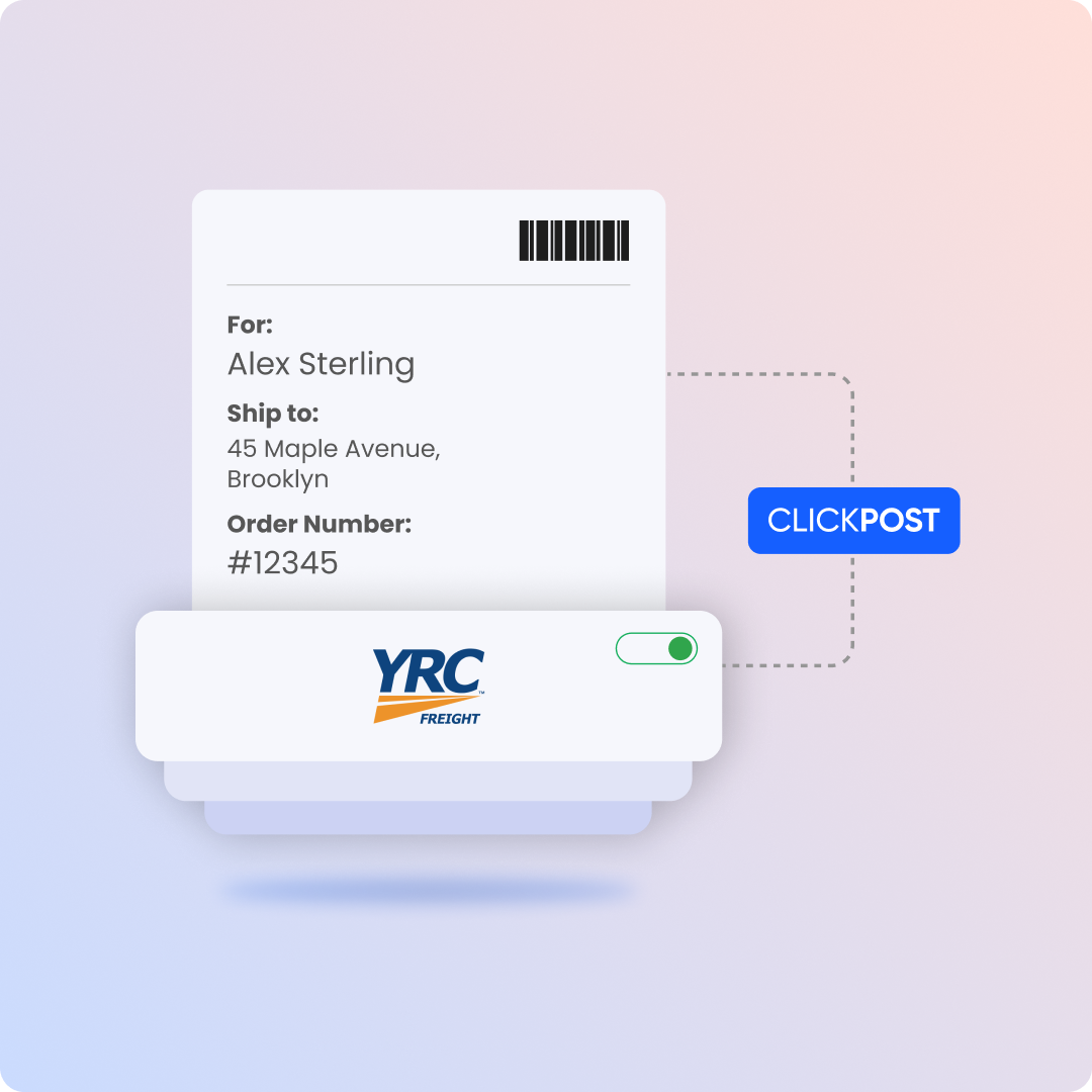YRC Freight integeration 